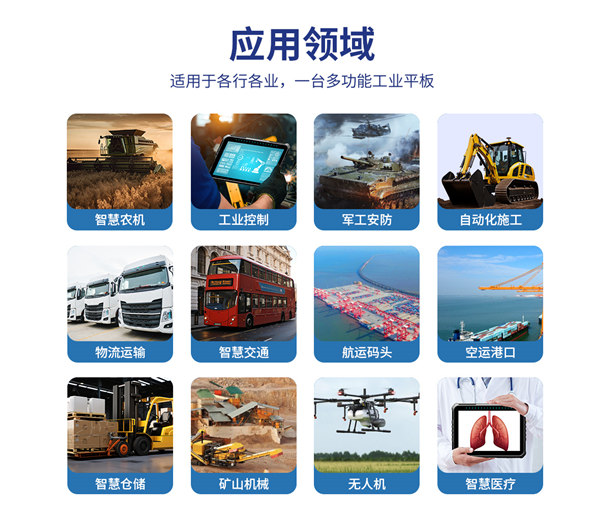 YH533388银河智显10寸车载工业平板的行业应用